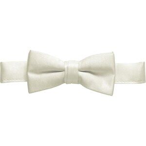 HOLD'EM Bow Tie Boys and Baby Satin Solid Color Adjustable Pre-tied - Ivory